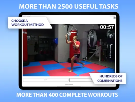 MMA, Boxing, Muay Thai workout android App screenshot 1