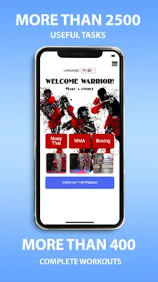 MMA, Boxing, Muay Thai workout android App screenshot 5